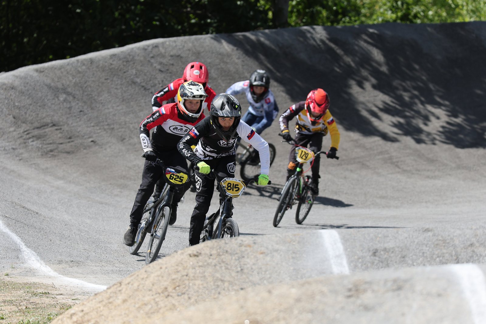Dárius Breyer na bikrosovej trati BMX klubu Rača